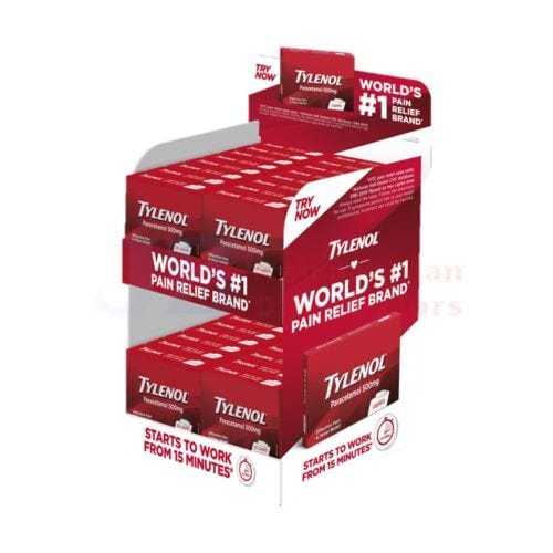 Tylenol Individual Tylenol 10 Pack Counter Unit JBMTCU Tylenol 10 Pack Counter Unit