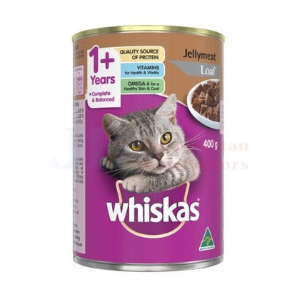 Whiskas Individual Whiskas Jellymeat Loaf 400g 9310022392504 JBM7504 Whiskas Jellymeat Loaf 400g