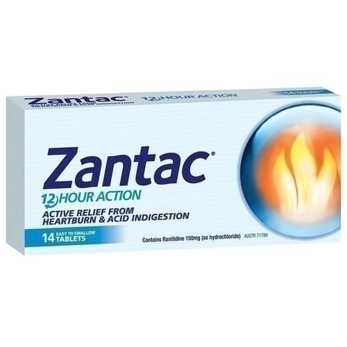 Zantac Individual Zantac Tablets (14 Pack) BF6022693 Zantac Tablets (14 Pack)